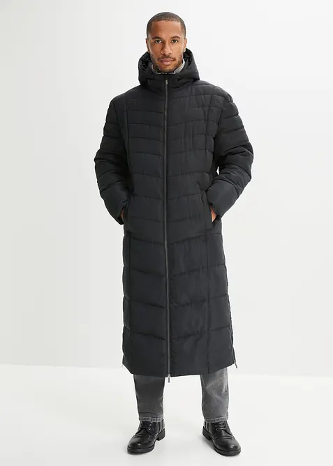 Doudoune longue &agrave; capuche, bonprix