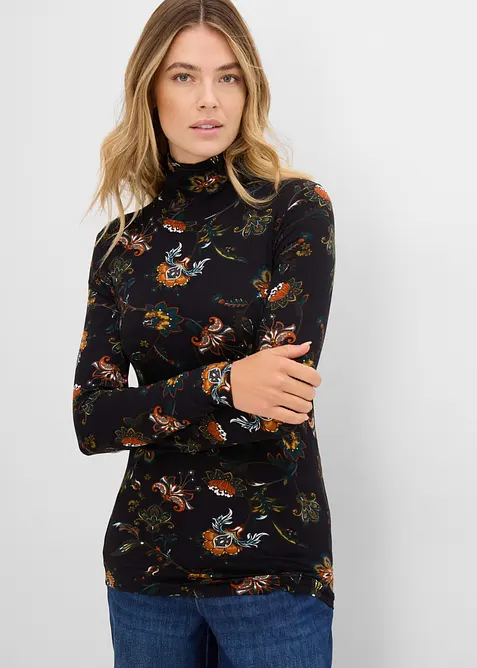 Langarmshirt mit Rollkragen, bonprix
