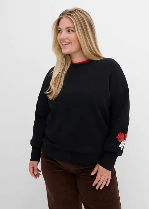 Sweat en coton majoritaire, bonprix