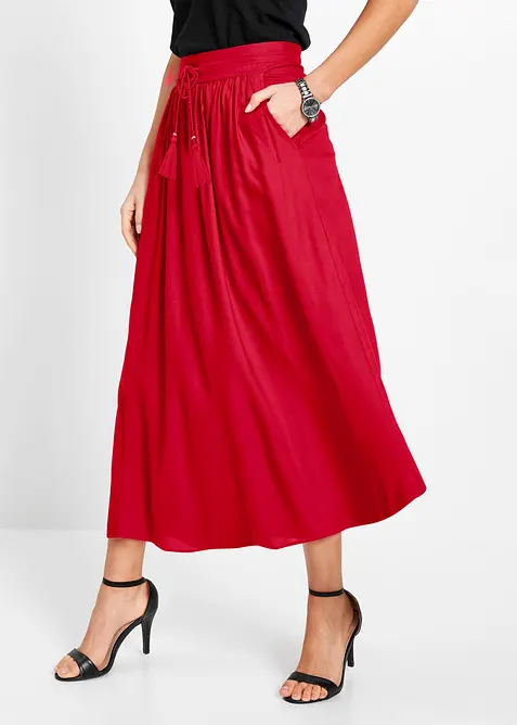 Jupe longue en viscose, bonprix