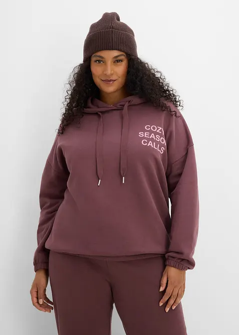 Sweat oversize 100% coton, bonprix