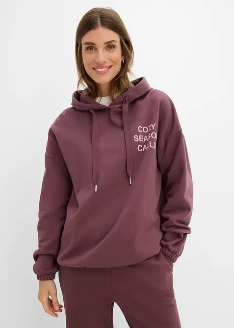 Sweat oversize 100% coton, bonprix