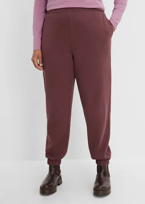 Pantalon sweat 100% coton, bonprix