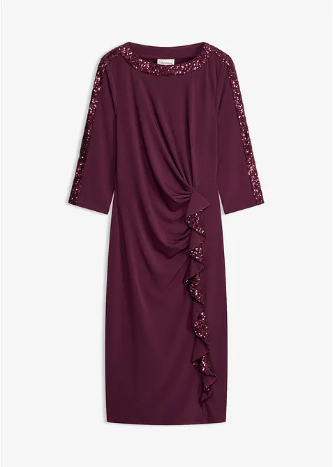 Jerseykleid mit Pailletten, bonprix