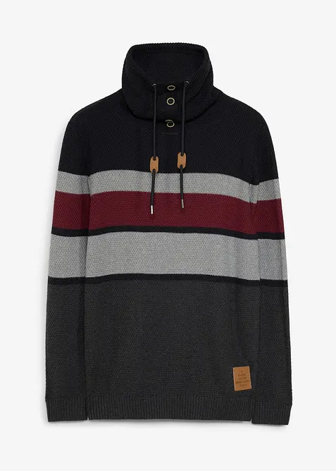 Grobstrick-Pullover aus reiner Baumwolle, bonprix