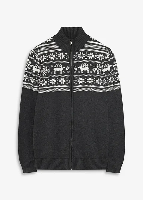 Norweger-Strickjacke in Regular Fit, bonprix