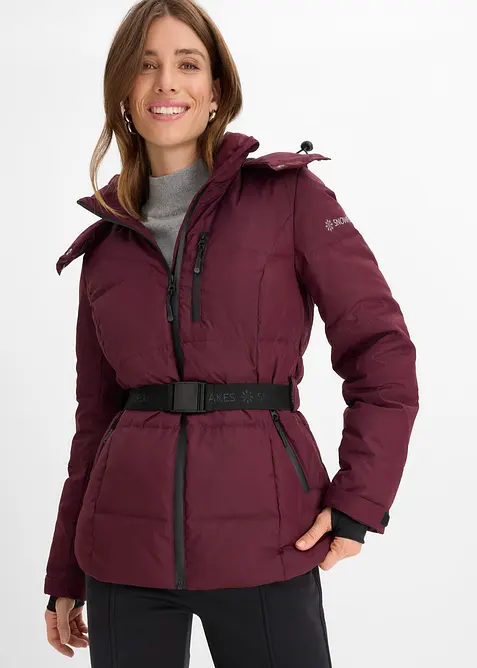 Veste de ski d&eacute;perlante en duvet isolant, bonprix