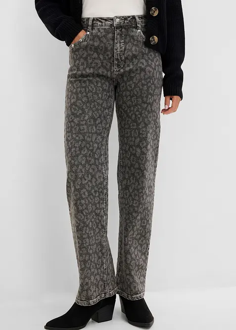 Jean Straight taille haute, bonprix