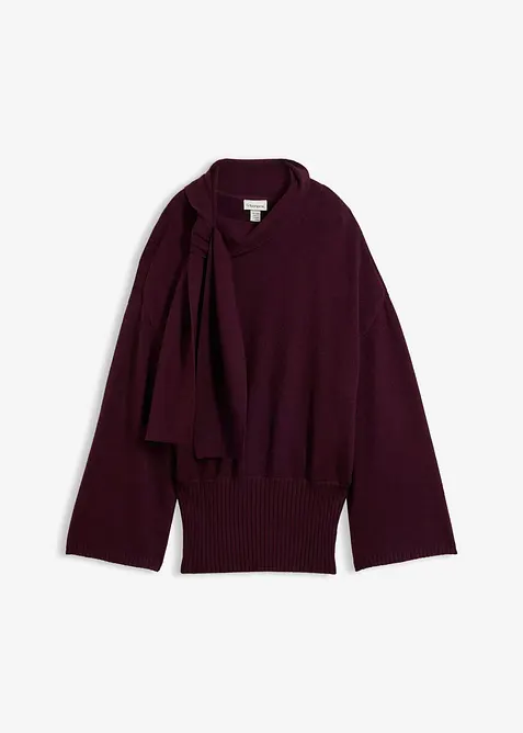 Pull oversize et doux en viscose majoritaire, bonprix