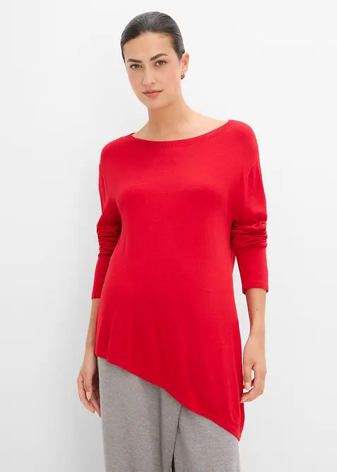 Pull en fine maille, viscose majoritaire, bonprix