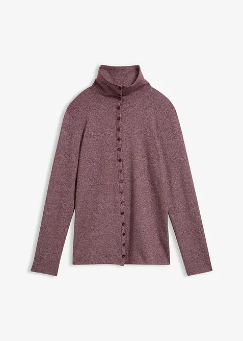 Langarmshirt mit Knopfleiste, bonprix