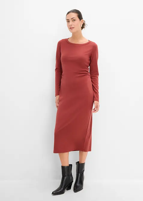 Robe midi douce, bonprix