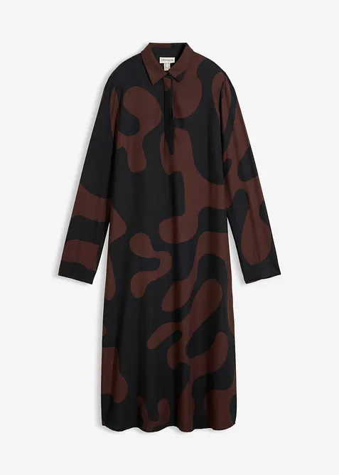 Blusenkleid aus feiner Viskose, bonprix
