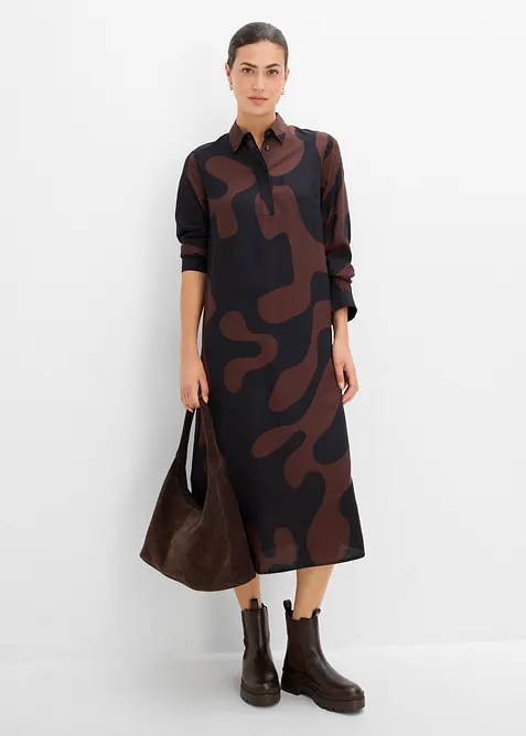 Blusenkleid aus feiner Viskose, bonprix