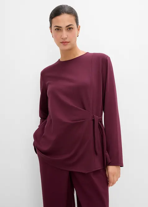 Langarmshirt aus feinem Viskose-Mix, bonprix