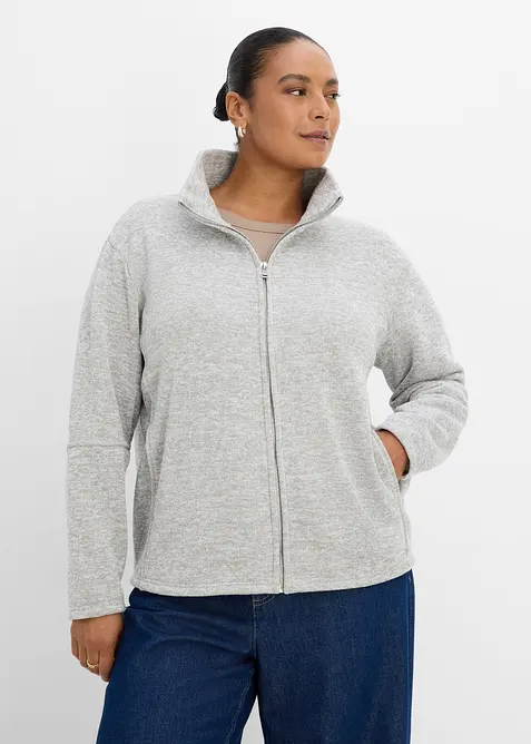 Veste polaire &agrave; col montant, bonprix