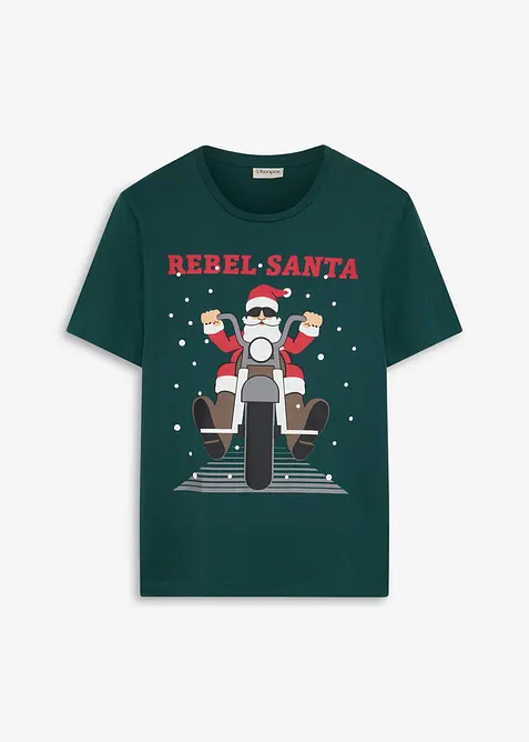 T-Shirt mit Weihnachtsmotiv, bonprix