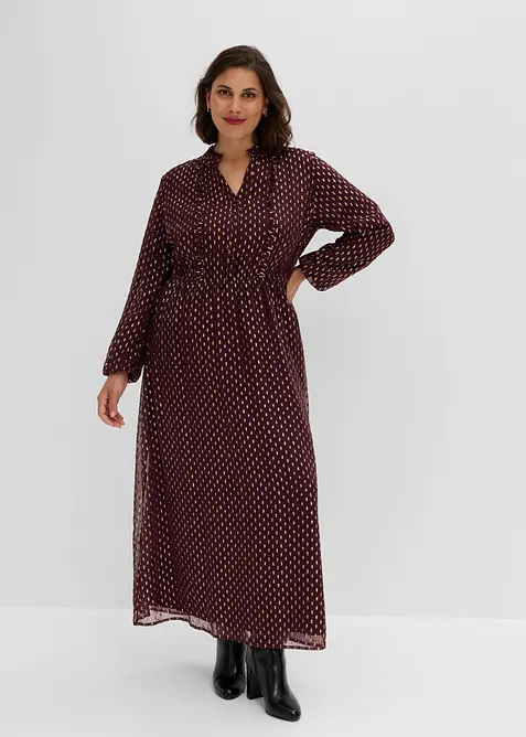 Maxikleid mit Glitzer, bonprix