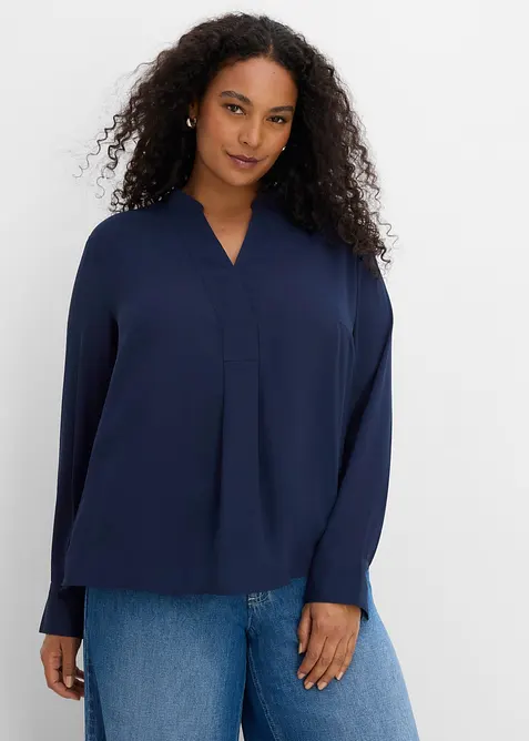 Chiffonbluse in A-Linie, bonprix