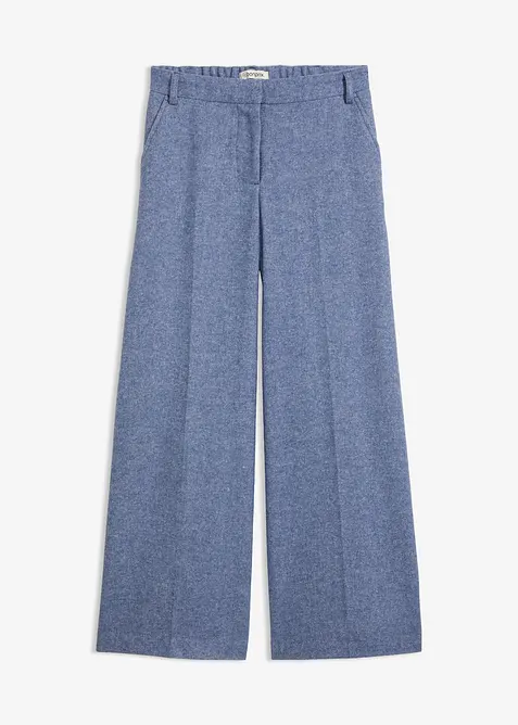 Wollhose mit Fischgratmuster, bonprix