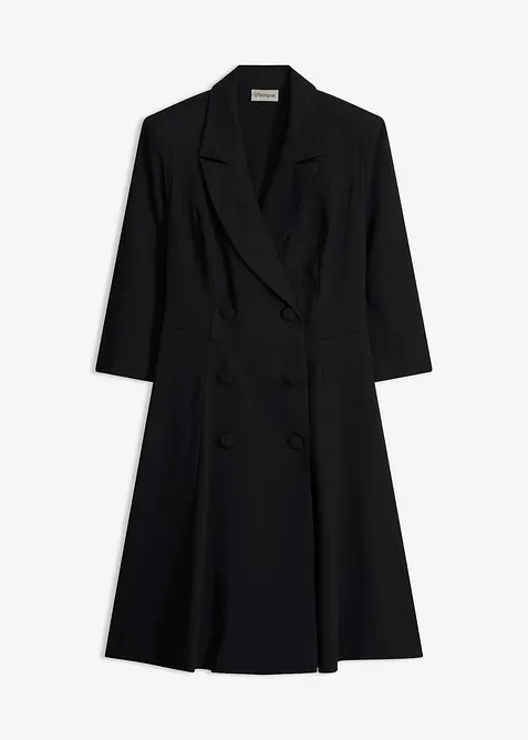 Robe blazer &agrave; jupe &eacute;vas&eacute;e, bonprix
