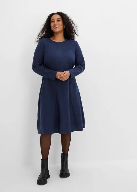 Leichtes Flanellkleid aus reiner Baumwolle, bonprix