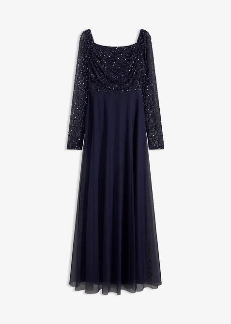 Abendkleid mit Paillettenstickerei, bonprix