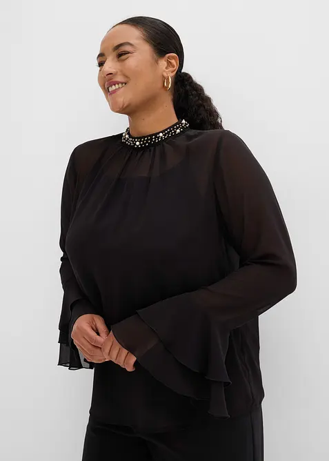 Blouse en mousseline, bonprix