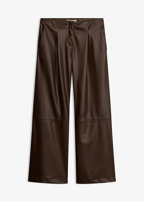 Lederimitat-Hose im Marlene-Stil, bonprix