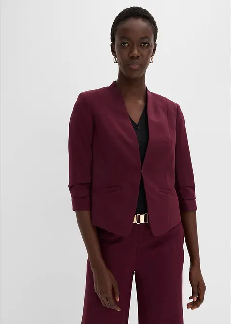 Blazer &agrave; manches 3/4 fronc&eacute;es, bonprix