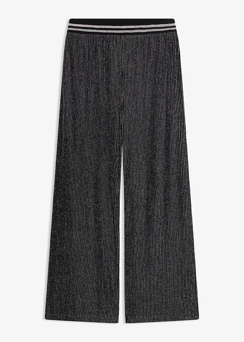 Jersey-Hose mit Glitzerstreifen, bonprix