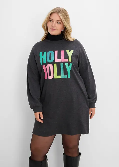Robe sweat oversize, bonprix