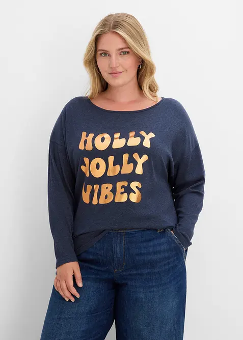 Weites Langarmshirt, bonprix