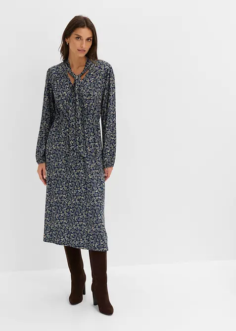 Jerseykleid mit Allover-Print, bonprix
