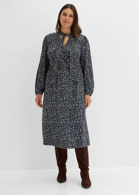 Jerseykleid mit Allover-Print, bonprix