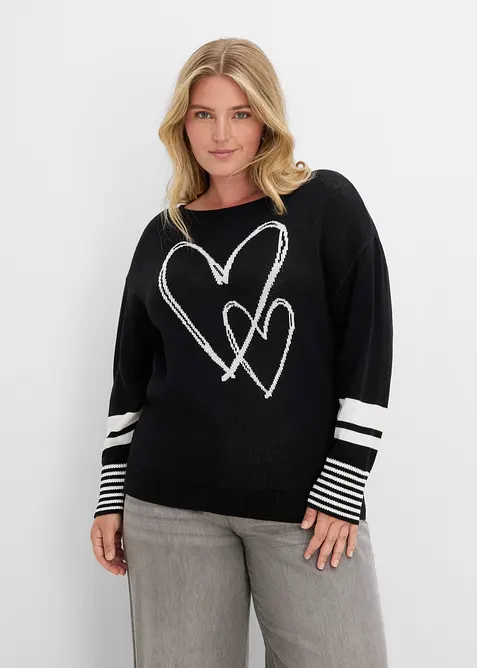 Pull en jacquard, bonprix