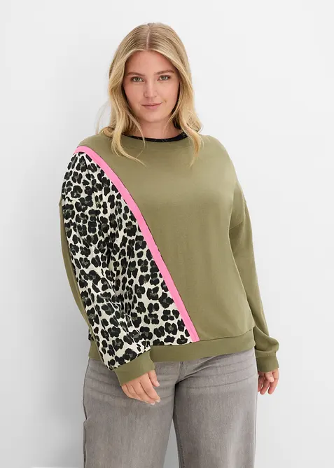 Sweat doux en coton majoritaire, bonprix
