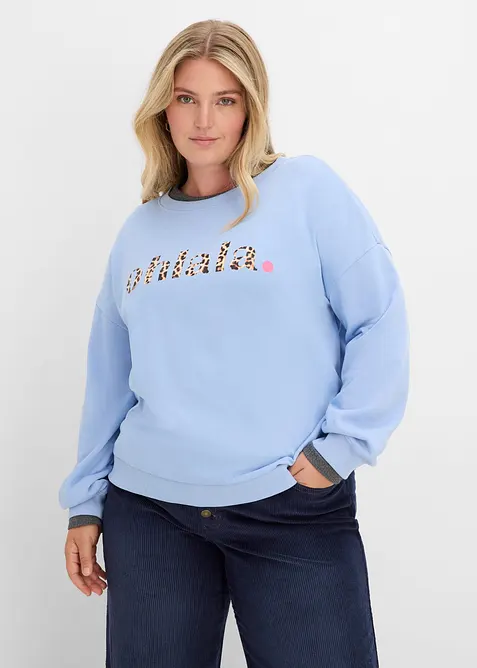 Sweat doux en coton majoritaire, bonprix