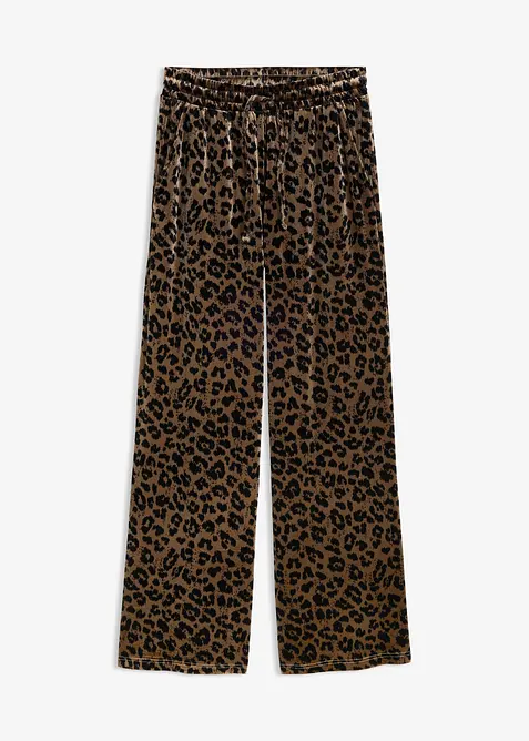 Palazzo-Hose aus softem Samt, bonprix