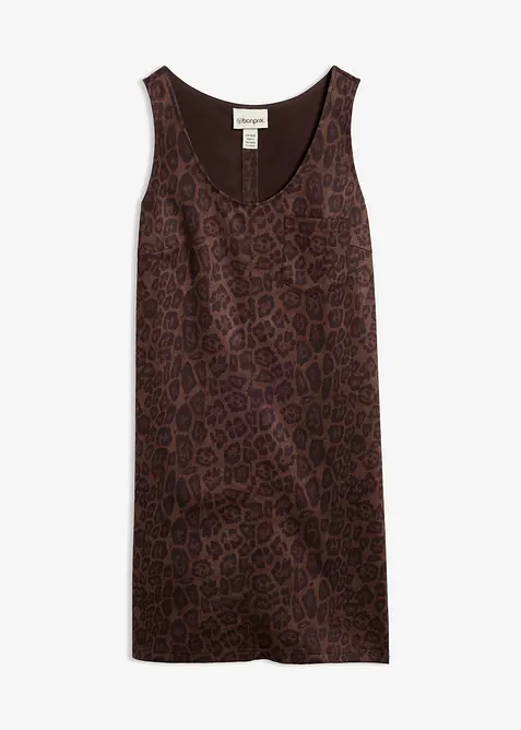 Tr&auml;gerkleid in Wildleder-Optik, bonprix