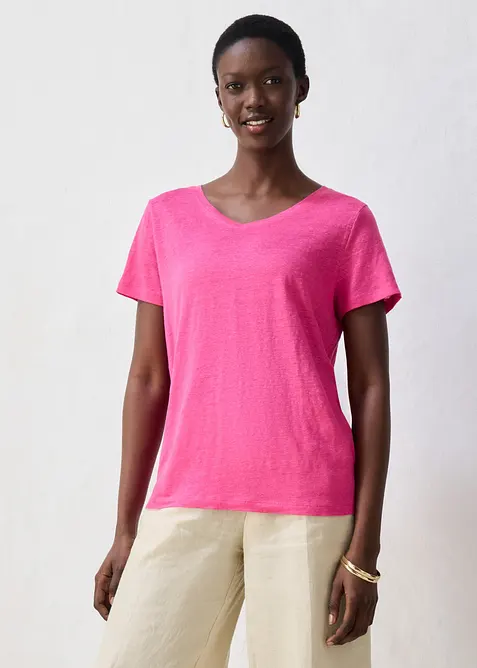 T-shirt 100% lin, bonprix