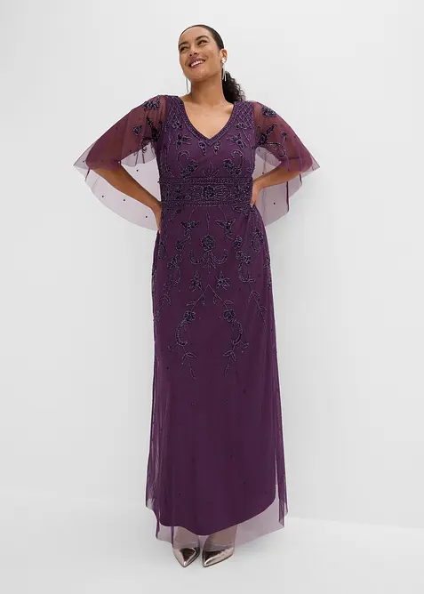 Abendkleid mit Paillettenstickerei, bonprix
