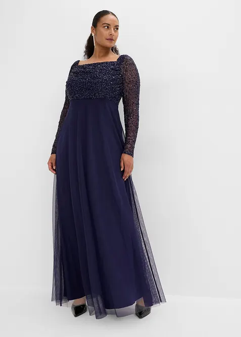 Abendkleid mit Paillettenstickerei, bonprix