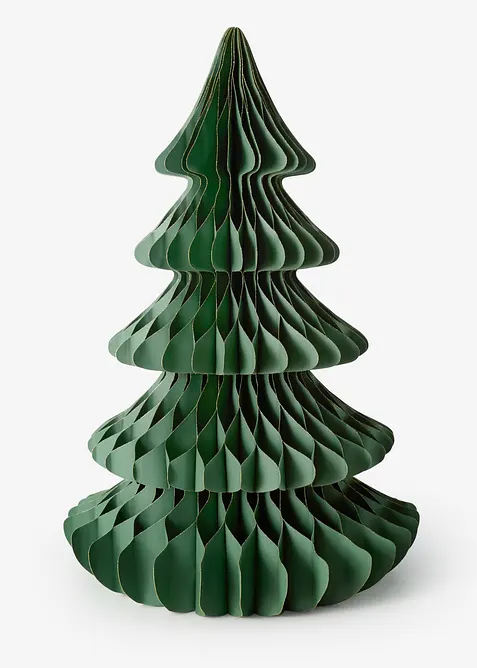 Sapin de No&euml;l d&eacute;coratif en papier, bonprix