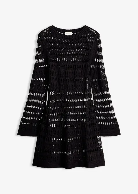 Ajour-Strickkleid, bonprix