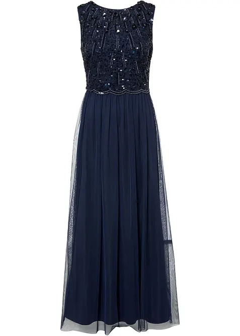 Maxikleid mit Paillettenstickerei, bonprix