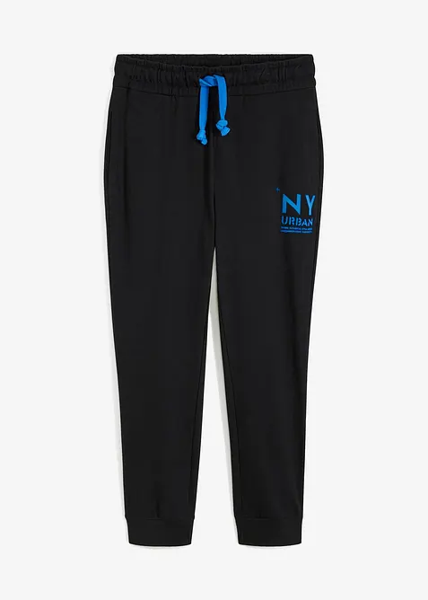 Pantalon de jogging &agrave; d&eacute;tails contrastants, bonprix