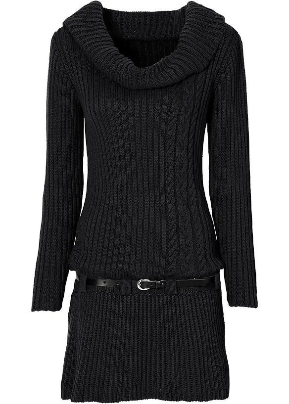 Robe en maille ceinturée, BODYFLIRT