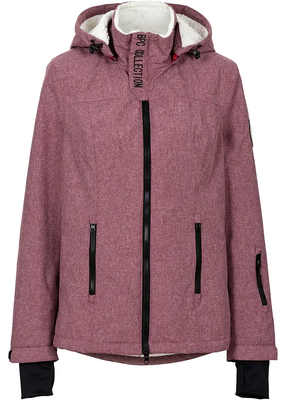 Veste outdoor fonctionnelle avec int&eacute;rieur polaire peluche, imperm&eacute;able, bonprix