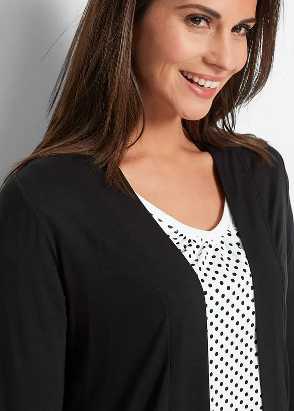 Shirtjacke aus softer Viskose, bonprix